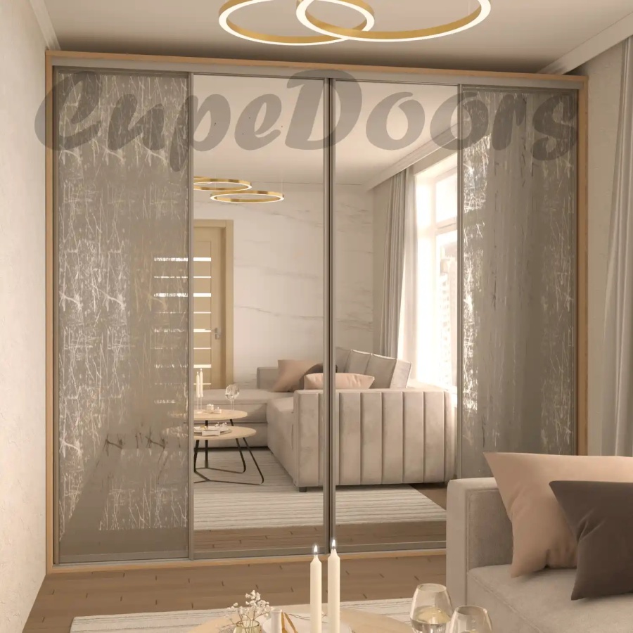 Декоративные стёкла для шкафов‑купе