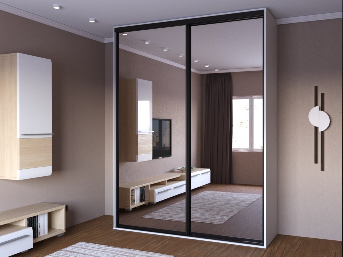 Отдельно стоящий шкаф-купе на заказ