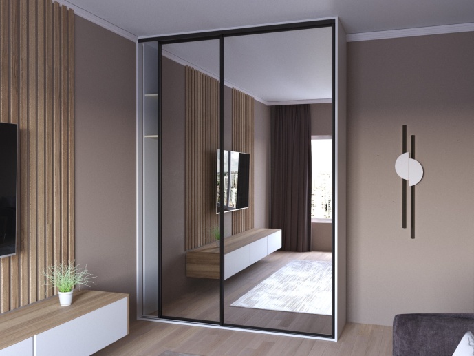 Полувстраиваемый шкаф купе: гармония функциональности и эстетики